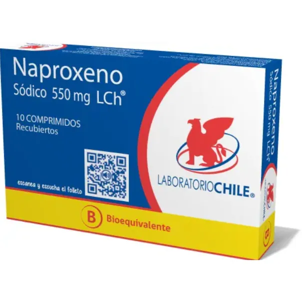 NAPROXENO 550 MG CAJA X 10 COMPRIMIDOS - Ecofarma